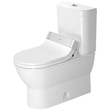 Duravit Two-Piece Toilet Darling New White Siphon Jet Elongated Het Wg 21265100001